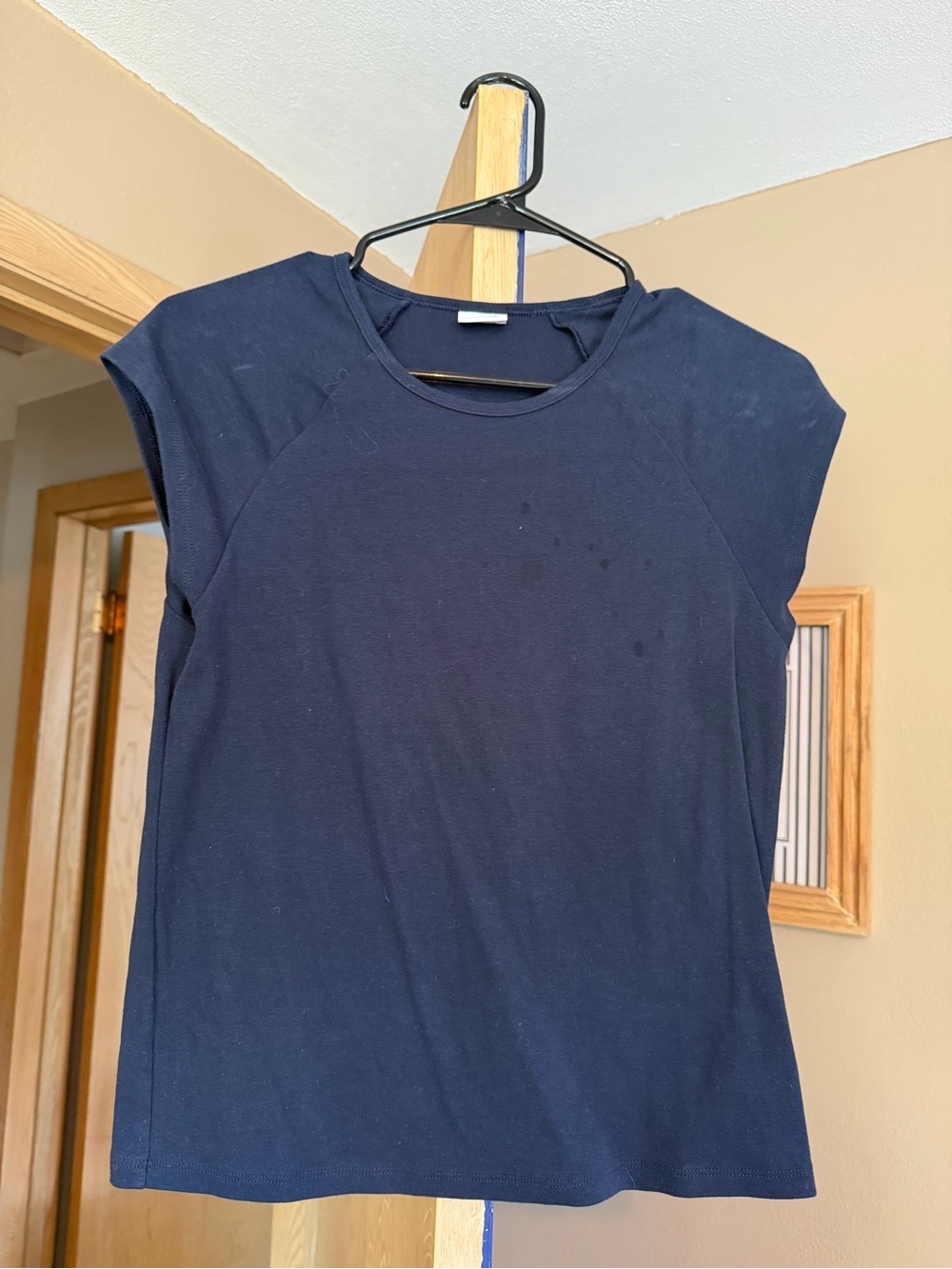 Sunday Best Navy Cap Sleeve Tank Top